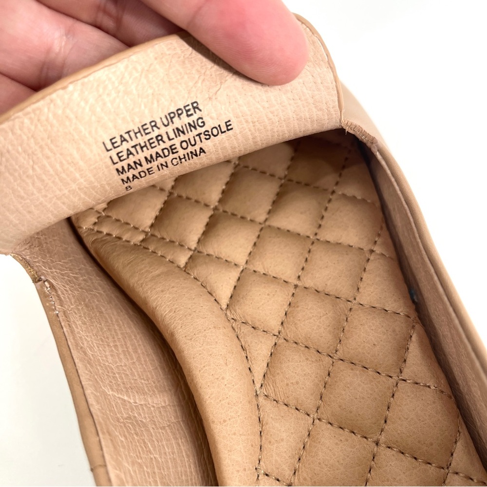 Birdies The Starling Tan Leather Slip On Loafer Flats Womens 8 - Picture 8 of 8